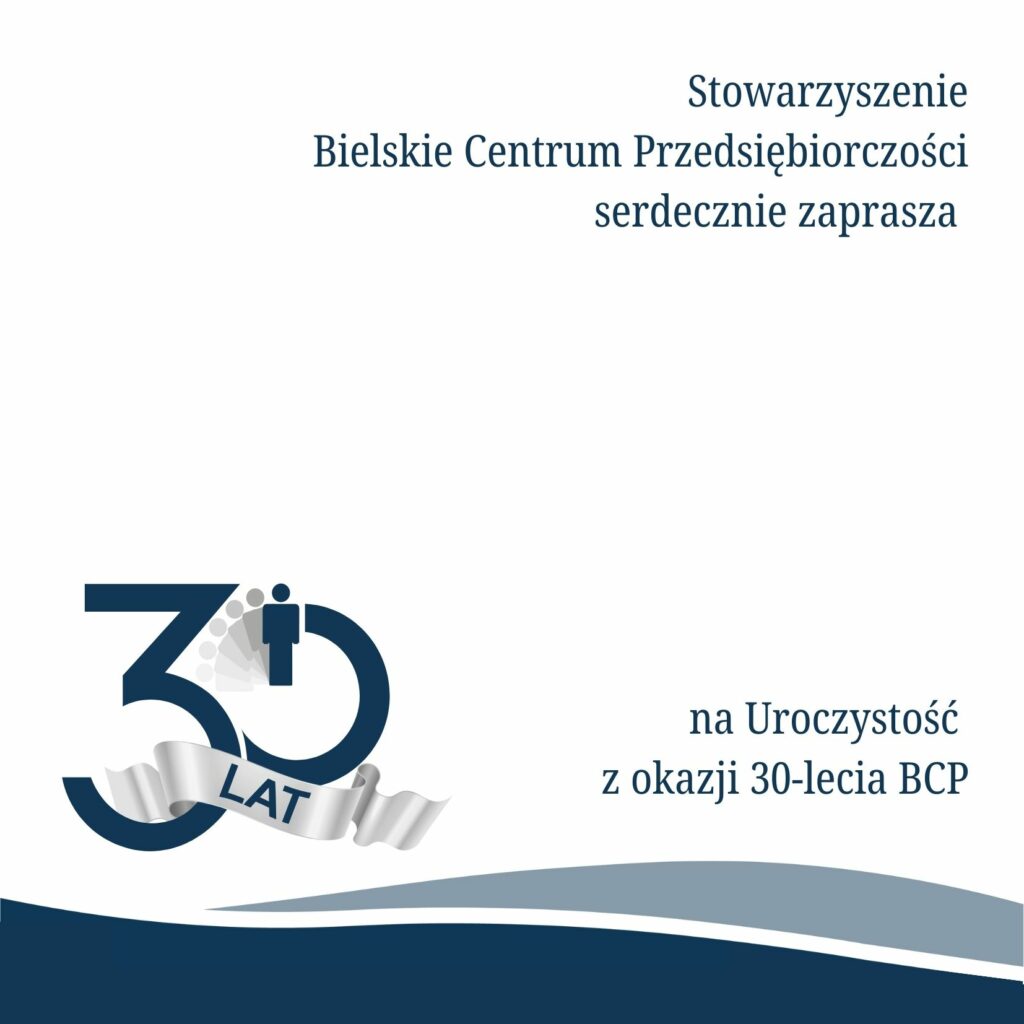 zaproszenie na uroczystość 30-lecia BCP